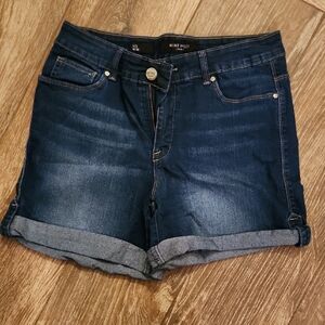 Nine West Dark Blue Jean Shorts for Women